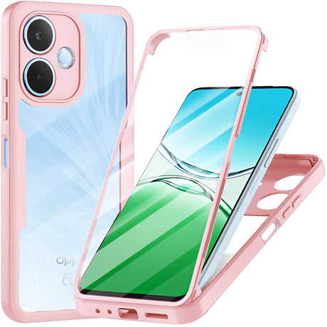 Folie de protectie Techsuit ColorVerse 360 Series + compatibil cu Oppo A5 Pro 4G / A5 Pro 5G, Roz