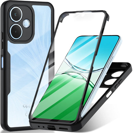 Folie de protectie Techsuit ColorVerse 360 Series + compatibil cu Oppo A5 Pro 4G / A5 Pro 5G, Negru