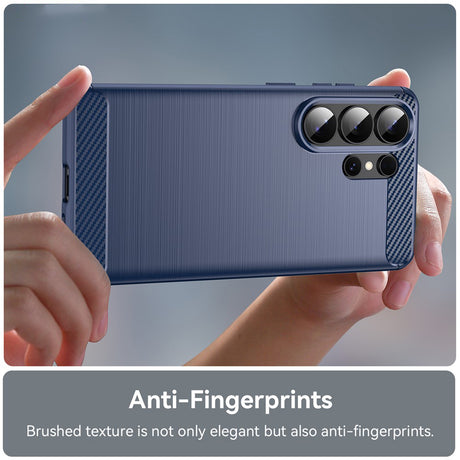 Husa de protectie Techsuit Carbon Silicone compatibil cu Samsung Galaxy S26 Ultra, Albastru