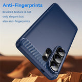 Husa de protectie Techsuit Carbon Silicone compatibil cu Samsung Galaxy S26 Ultra, Albastru