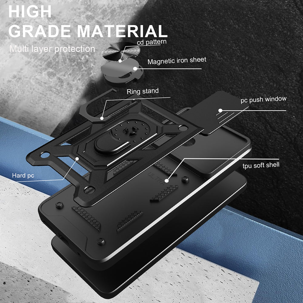 Husa de protectie Techsuit CamShield Series compatibil cu Samsung Galaxy S26, Negru