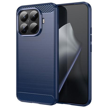Husa de protectie Techsuit Carbon Silicone compatibil cu Xiaomi 15T Pro, Albastru