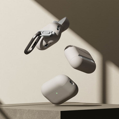 Casti Ringke Silicone, Apple AirPods Pro 3, Stone