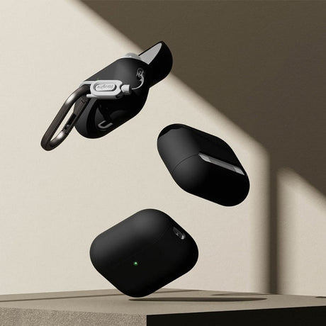 Casti Ringke Silicone, Apple AirPods Pro 3, Negru