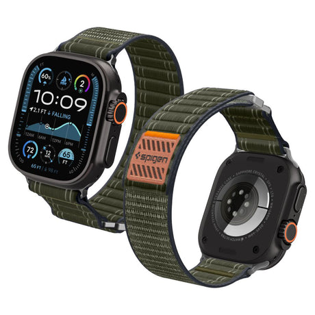 Spigen Watchband WBF0 AMP10142 zöld okosóra szíj Apple Watch órához