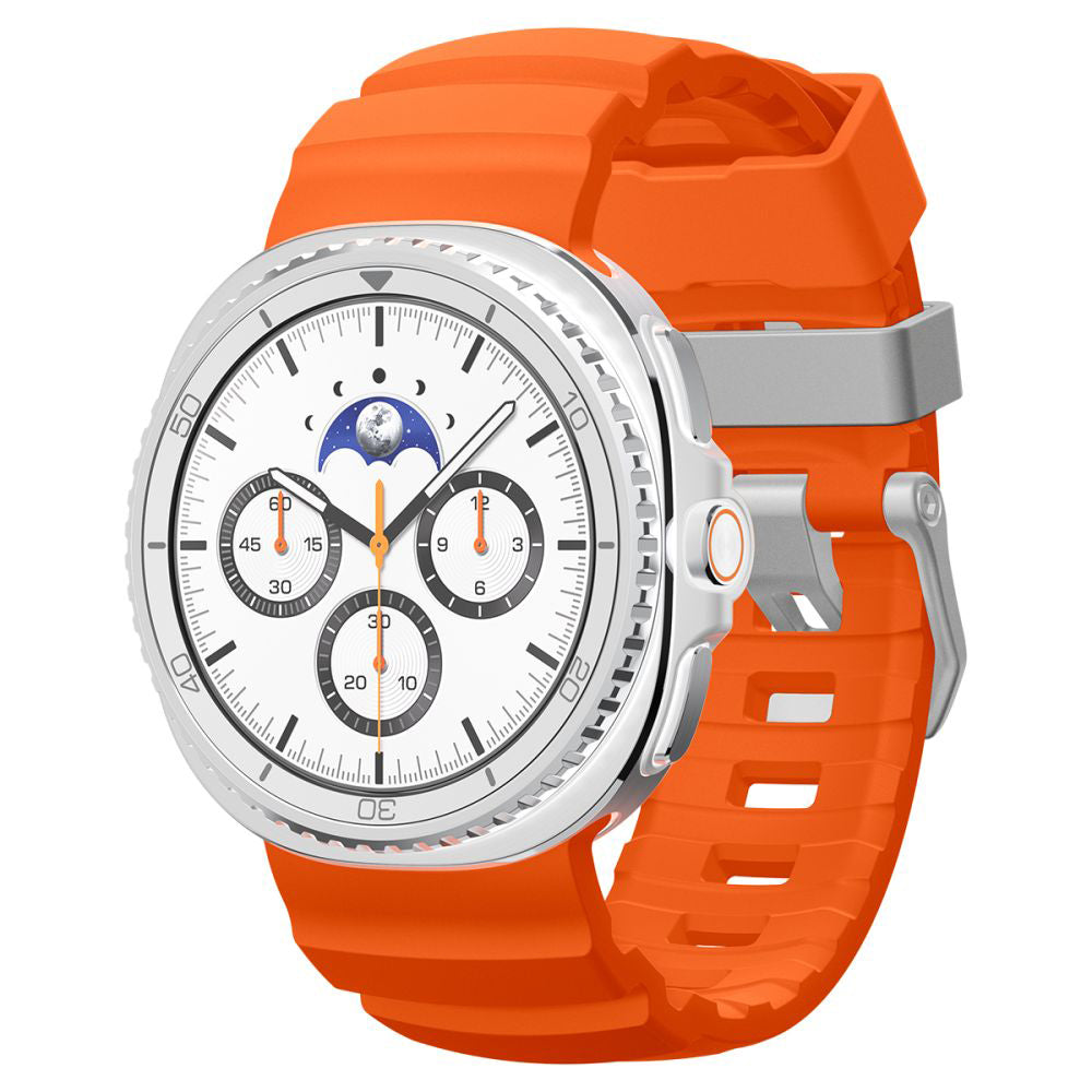 Curea smartwatch Spigen Watchband WBS2 (AMP10152) compatibil cu Samsung Galaxy Watch8 40mm/Watch8 44mm/Watch8 Classic, Portocaliu