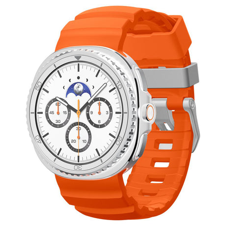 Curea smartwatch Spigen Watchband WBS2 (AMP10152) compatibil cu Samsung Galaxy Watch8 40mm/Watch8 44mm/Watch8 Classic, Portocaliu