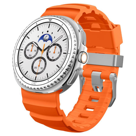 Curea smartwatch Spigen Watchband WBS2 (AMP10152) compatibil cu Samsung Galaxy Watch8 40mm/Watch8 44mm/Watch8 Classic, Portocaliu