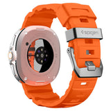Curea smartwatch Spigen Watchband WBS2 (AMP10152) compatibil cu Samsung Galaxy Watch8 40mm/Watch8 44mm/Watch8 Classic, Portocaliu