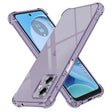 Husa de protectie Techsuit Shockproof Clear Silicone compatibil cu Motorola Moto G14, Negru Fumuriu