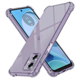 Husa de protectie Techsuit Shockproof Clear Silicone compatibil cu Motorola Moto G14, Negru Fumuriu