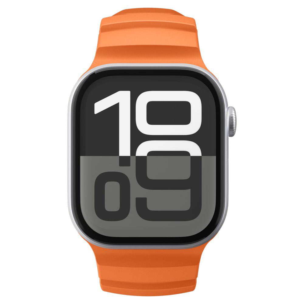 Curea smartwatch Spigen Watchband WBS2 (AMP10509) compatibil cu Apple Watch 8/9/10/11/SE/SE 2/SE 3/Ultra/Ultra 2/Ultra 3 (44/45/46/49mm), Portocaliu