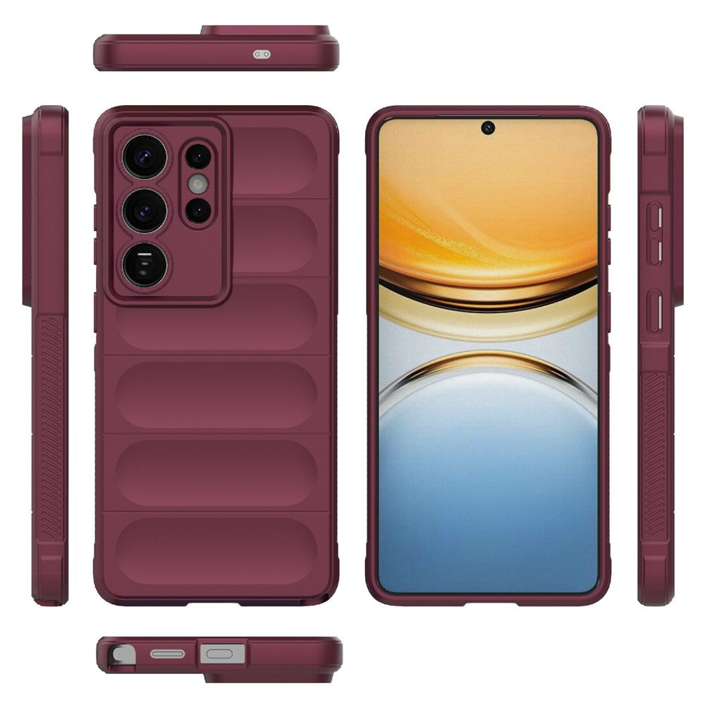Husa de protectie Techsuit Magic Shield compatibil cu Samsung Galaxy S26 Ultra, Bordo