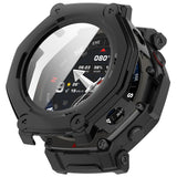 Folie de protectie smartwatch Techsuit Defense360 Pro + Screen Protector compatibil cu Amazfit T-Rex 3 Pro 48mm, Negru