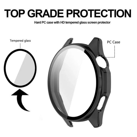 Folie de protectie smartwatch Techsuit Defense360 Pro + Screen Protector compatibil cu Huawei Watch GT 6 46mm, Negru