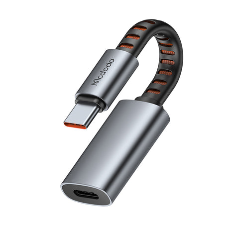 Adaptor Mcdodo Audio Adapter (CA-4870), Lightning to Type-C, 2A, 24W, 480Mbps, OTG, Support Fast Charge, Call Function, 0.1m, Gri