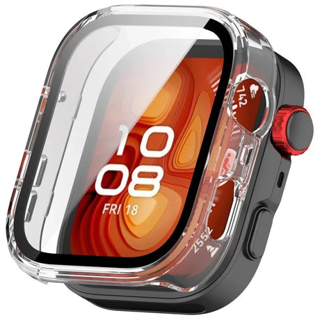 Folie de protectie smartwatch Techsuit Defense360 Pro + Screen Protector compatibil cu Huawei Watch Fit 4 Pro, Transparent