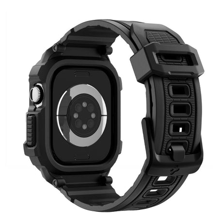 Accesoriu smartwatch Spigen Rugged Armor Pro V2 (ACS10494) compatibil cu Apple Watch 10 42mm / Watch 11 42mm, Negru Mat