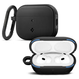 Casti Spigen Protection Case Vault (ACS09826), for Apple AirPods Pro 3, Air Space Technology, Aluminum Holder, Negru Mat