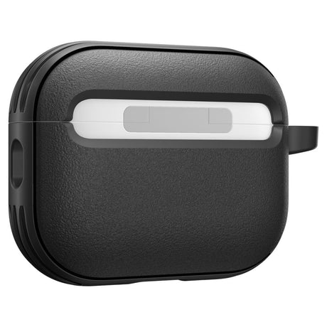 Casti Spigen Protection Case Vault (ACS09826), for Apple AirPods Pro 3, Air Space Technology, Aluminum Holder, Negru Mat