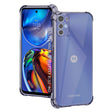 Husa de protectie Techsuit Shockproof Clear Silicone compatibil cu Motorola Moto E32 / Moto E32s, Negru Fumuriu
