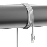 Cablu 3mk Hyper N-Series, Type-C to Lightning, 20W, 9V/2A, 1m, Alb