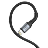 Cablu 3mk Hyper N-Series, USB to Lightning, 12W, 5V/2.4A, 1m, Negru