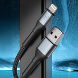 Cablu 3mk Hyper N-Series, USB to Lightning, 12W, 5V/2.4A, 1m, Negru
