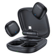 Casti Yesido (set de 2) Wireless Lavalier Microphones (KR20), 3in1 Receiver, Lightning, AI Noise Reduction, 2.4GHz, Negru