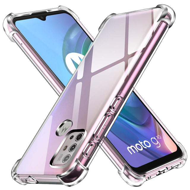 Husa de protectie Techsuit Shockproof Clear Silicone compatibil cu Motorola Moto G10 / Moto G20 / Moto G30, Transparent