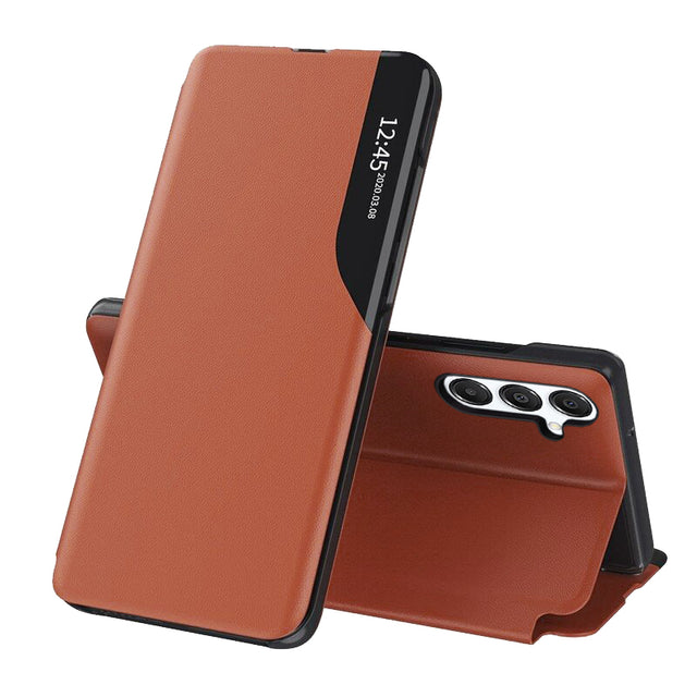 Husa de protectie Techsuit eFold Series compatibil cu Samsung Galaxy S25 FE, Portocaliu