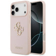 Husa de protectie Guess Hardcase 4G Grained Big and Classic Logo (GUHCP17XPGT4MBP) compatibil cu iPhone 17 Pro Max, Roz