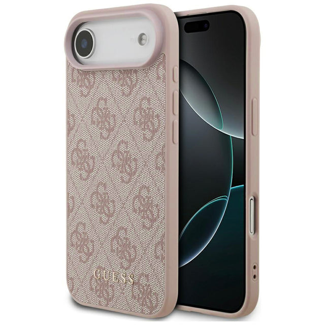 Husa de protectie Guess Hardcase 4G Classic (GUHCP17MG4GFPI) compatibil cu iPhone 17 Air, Roz