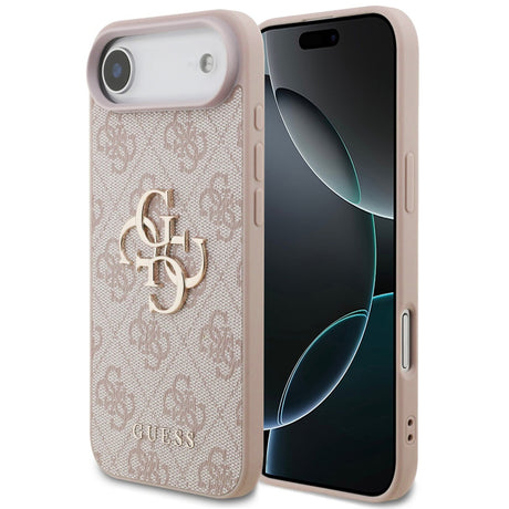 Husa de protectie Guess Hardcase 4G Big Logo (GUHCP17M4GMGPI) compatibil cu iPhone 17 Air, Roz