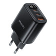 Incarcator Yesido (YC69), with Digital Display, Fast Charge, for Phone, Tablet, Laptop, USB, 2x Type-C, 30W, Negru