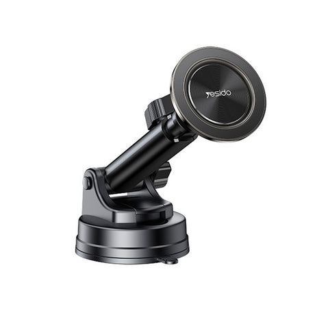 Suport Yesido (C179), for Dashboard/Windshield, Star Ring Magnetic Design, 360, Zinc Alloy, Negru