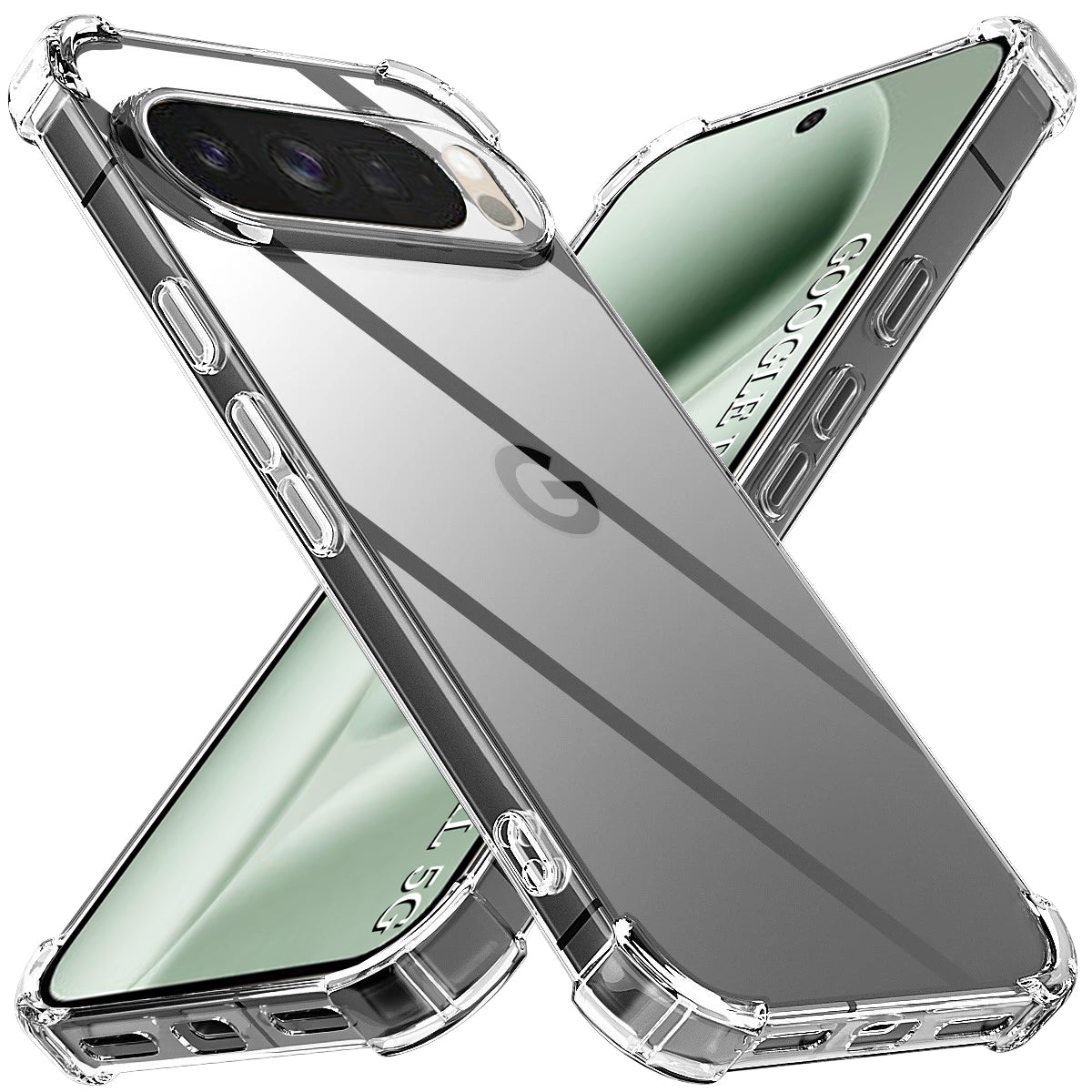 Husa de protectie Techsuit Shockproof Clear Silicone compatibil cu Google Pixel 10 Pro XL, Transparent