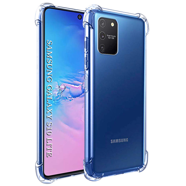 Husa de protectie Techsuit Shockproof Clear Silicone compatibil cu Samsung Galaxy S10 Lite, Transparent