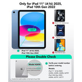 Husa de protectie tableta ESR Flex Keyboard Case compatibil cu iPad 10 (2022) 10.9 / 11 (2025), Gri Inchis