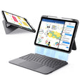 Husa de protectie tableta ESR Flex Keyboard Case compatibil cu iPad 10 (2022) 10.9 / 11 (2025), Gri Inchis