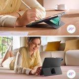 Husa de protectie tableta ESR Flex Keyboard Case compatibil cu iPad Air 4 (2020) / Air 5 (2022) / Air 11 (2024) / Air 11 (2025) / Air 11 (2026), Gri Inchis