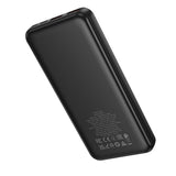 Baterie externa Borofone Clever Series (BJ78), 2x USB, USB-C, Micro-USB, LED Indicator, Fast Charge, 10000mAh, Negru