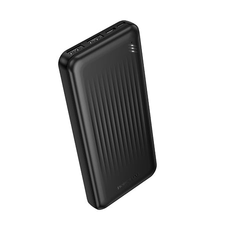 Baterie externa Borofone Clever Series (BJ78), 2x USB, USB-C, Micro-USB, LED Indicator, Fast Charge, 10000mAh, Negru