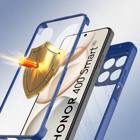 Folie de protectie Techsuit ColorVerse 360 Series + compatibil cu Honor 400 Smart 5G / 400 Smart 4G / X7d 4G, Albastru
