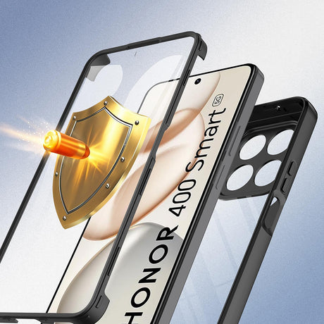 Folie de protectie Techsuit ColorVerse 360 Series + compatibil cu Honor 400 Smart 5G / 400 Smart 4G / X7d 4G, Negru