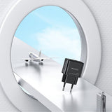 Incarcator Yesido (YC64), Dual Port Type-C + USB-A, Fast Charging, GaN Technology, PD30W, Negru