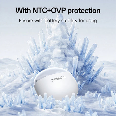 Casti Bluetooth, Wireless, Half-in-ear, 250mAh, Stereo - Yesido (TWS35) - White