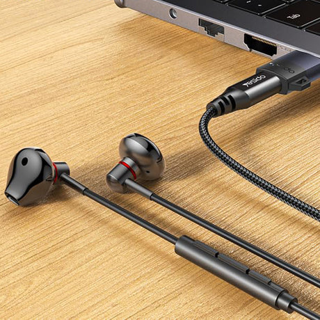 Adaptor Yesido OTG Adapter (GS34), USB3.0 Male to Type-C Female, 18W, Aluminum Alloy, Gri