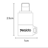 Adaptor Yesido OTG Adapter (GS30), Micro-USB to Lightning, 480Mpb/s, Aluminum Alloy, 12W, Gri