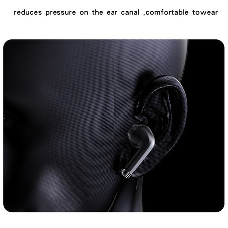 Casti Yesido (TWS21), with Bluetooth V5.3, Half-In-ear Design, Touch Control, Noise Cancelling, 320mAh, Negru